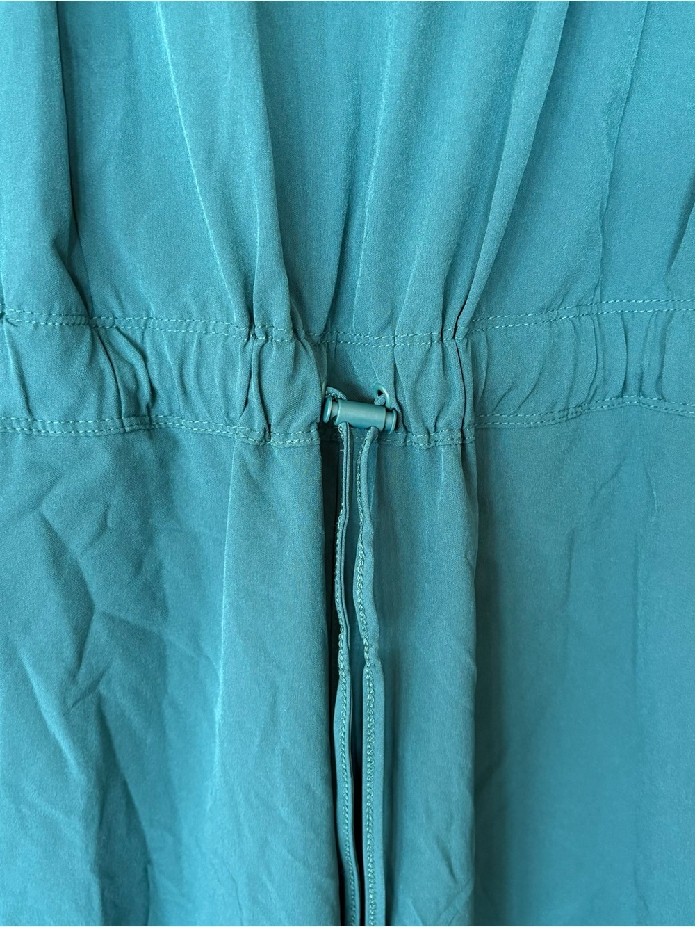 Minders Women's Teal Cross Back Sleeveless Jumpsuit - Picture 6 of 9